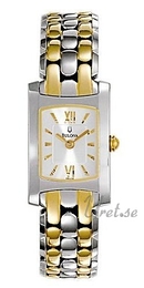 Bulova Bracelet Dam Biały/Stal Ø26 mm 98L110
