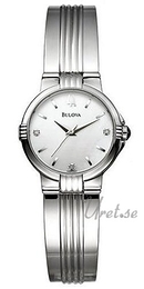 Bulova Diamonds Dam Biały/Stal Ø25 mm 96P002