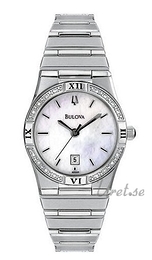 Bulova Diamonds Dam Biały/Stal Ø27 mm 96R009