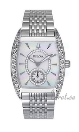 Bulova Diamonds Dam Biały/Stal Ø30 mm 96R50