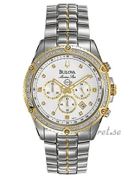 Bulova Marine Star Herr Biały/Stal Ø42 mm 98E101