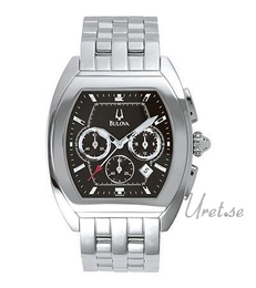 Bulova Bracelet Herr Czarny/Stal Ø40 mm 96G59