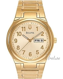 Bulova Bracelet Herr Żółte złoto/Stal w odcieniu złota Ø39 mm 97C000