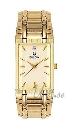 Bulova Diamonds Herr Żółte złoto/Stal w odcieniu złota Ø22 mm 97F54