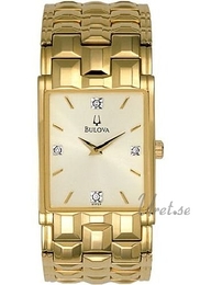 Bulova Diamonds Herr Żółte złoto/Stal w odcieniu złota Ø42 mm 97F57