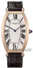 Cartier Coleccion Privee   Srebrny/Skóra Ø32 mm W1546251