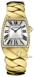 Cartier La Doña Srebrny/18 karatowe żółte złoto 29x27 mm WE60020H