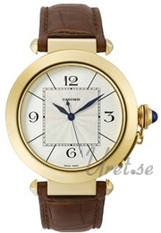 Cartier Pasha Srebrny/Skóra Ø42 mm W3019551