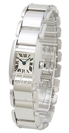 Cartier Tankissime Srebrny/18 karatowe białe złoto W650029H