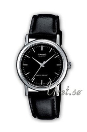 Casio Collection Czarny/Skóra Ø33 mm MTP-1261E-1AEF