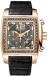 Chopard Fashion Czarny/Skóra 40x35 mm 17/2287-5001