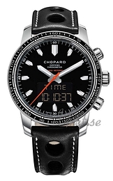 Chopard Grand Prix de Monaco Historique Czarny/Skóra Ø42.5 mm 16/8518-3001