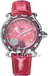 Chopard Happy Beach & Fish Różowy/Skóra Ø38 mm 28/8944-21