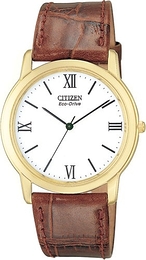 Citizen Stiletto Biały/Skóra Ø34 mm AR0012-07A