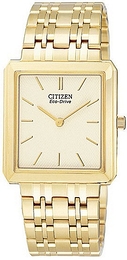 Citizen Stiletto Biały/Stal w odcieniu złota 38x29 mm AR1072-51P