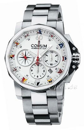 Corum Admirals Cup Biały/Stal Ø44 mm 753.691.20.V701AA92
