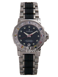 Corum Admirals Cup Czarny/Stal Ø38 mm 982.530.20-V791AN32