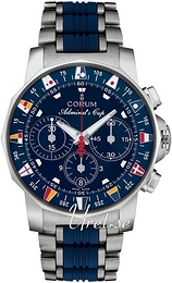 Corum Admirals Cup Niebieski/Stal Ø43 mm 985.641.20-V791BE