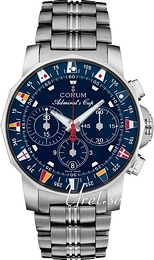 Corum Admirals Cup Niebieski/Stal Ø43 mm 985.643.20-V785