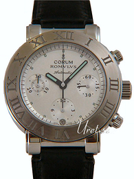 Corum Romvlvs / Romulus Srebrny/Skóra Ø38 mm 285.701.20-0000CM64