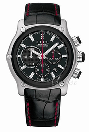 Ebel 1911 Czarny/Skóra Ø44 mm 1215668