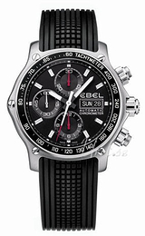 Ebel 1911 Discovery Czarny/Guma Ø43 mm 1215796