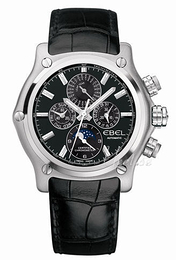 Ebel 1911 Btr Czarny/Skóra Ø44.5 mm 1215861