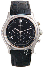 Ebel 1911 Czarny/Skóra Ø40 mm 9137240.15735136