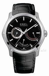 Ebel Classic Czarny/Skóra Ø45 mm 1215865