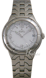 Ebel E-Type Srebrny/Stal Ø38 mm 9187C41.0716