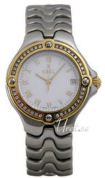 Ebel Sport Wave Biały/Stal Ø36 mm 6187634.02d10