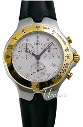 Ebel Sport Wave Biały/Guma Ø40 mm 6251641.6436006