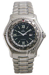 Ebel Voyager Czarny/Stal Ø40 mm 9124341.5165P