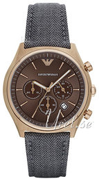 Emporio Armani Fashion Brązowy/Skóra Ø43 mm AR1976