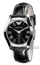 Emporio Armani Classic Czarny/Skóra Ø35 mm AR0644