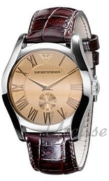 Emporio Armani Classic Srebrny/Skóra Ø42 mm AR0645