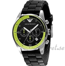 Emporio Armani Sportivo Czarny/Guma Ø43 mm AR5865