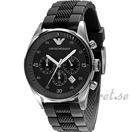 Emporio Armani Sportivo Czarny/Guma Ø43 mm AR5866