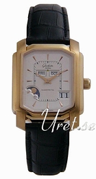 Glashütte Original Karree Srebrny/Skóra 37x35 mm 39-51-01-01-04