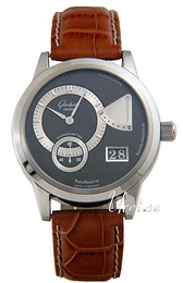 Glashütte Original Pano Szary/Skóra Ø39 mm 65-01-14-02-04