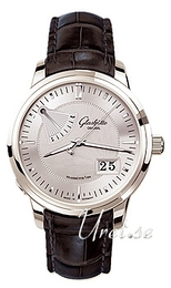 Glashütte Original Senator Srebrny/Skóra Ø40 mm 100-01-03-02-04
