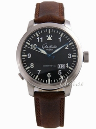 Glashütte Original Senator Czarny/Skóra Ø44 mm 100-03-07-04-04