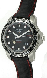 Glashütte Original Sport Evolution Ewig Kalender Czarny/Tkanina Ø42.5 mm 39-57-43-03-03