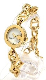 Gucci 107-112 Srebrny/Stal w odcieniu złota Ø25 mm YA107512