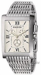 Gucci G Metro Biały/Stal 43x32 mm YA086310