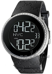 Gucci I-Gucci Srebrny/Guma Ø44 mm 214207J6AO01160