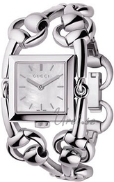 Gucci Signoria Biały/Stal 25x25 mm YA116301