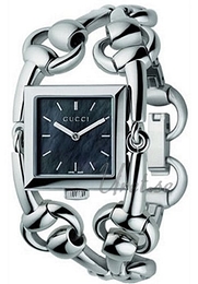 Gucci Signoria Czarny/Stal 25x25 mm YA116302