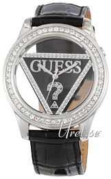 Guess Czarny/Skóra Ø42 mm W10216L2
