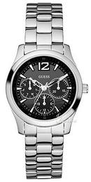 Guess Sporty Czarny/Stal Ø28 mm W95101L1